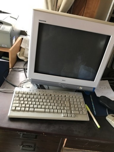 パソコン、キーボード、プリンターセットNEC