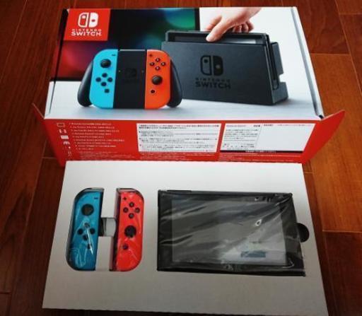 新品 任天堂スイッチ 赤 青 Nintendo Switch にじぱぱ 柏の葉キャンパスのテレビゲーム その他 の中古あげます 譲ります ジモティーで不用品の処分