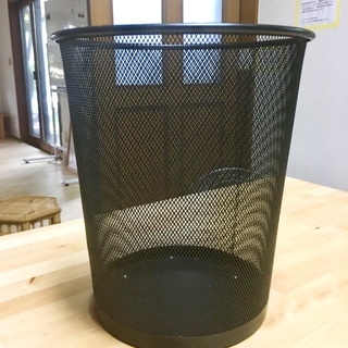 【無料】スチール製ゴミ箱 高さ29cm