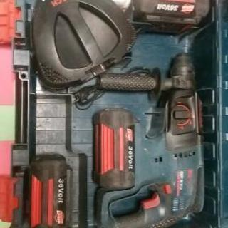 ◇ボッシュ充電ハンマードリルGBH36V-LI 36V バッテリー3個セット◇ w2