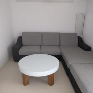 北欧　丸型ローテーブル