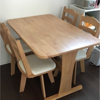ダイニングテーブルセット 5点セット ナチュラル