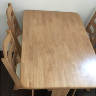 ダイニングテーブルセット 5点セット ナチュラル