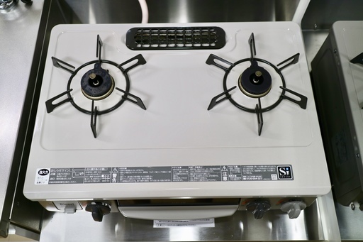 リンナイ コンパクトガステーブル 水無し片面焼 都市ガス13A用 左強火