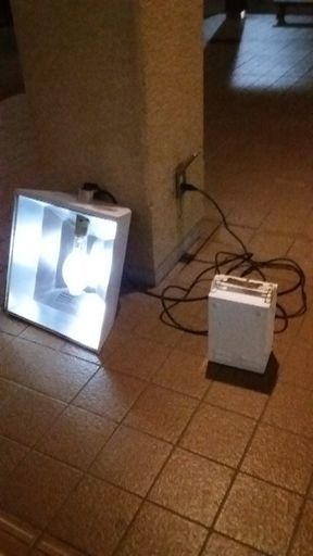 100ボルト対応水銀灯ライト
