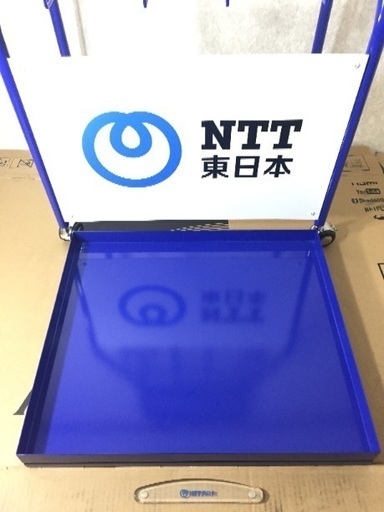 NTT FLET'S 光 カタログ ラック 高さ約155cm 什器 程度良