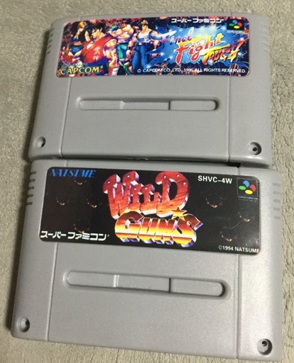 SFC 海外製 ワイルドガンズ、ファイナルファイトタフ 2本 www
