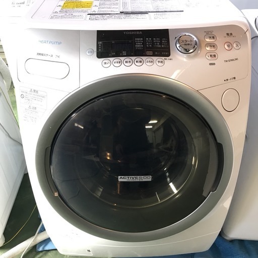 正規品 【ドラム式入荷!!】TOSHIBA 東芝洗濯乾燥機 TW-Q780L 洗濯容量
