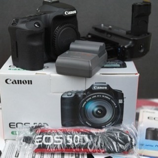 EOS50Dと純正バッテリーグリップCFカード変換