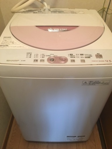 SHARP 2013年 4.5L全自動洗濯機
