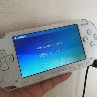 PSP  本体 白 PSP-1000 稼働品 ゲームソフト付き