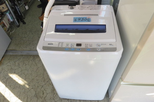 SANYO 洗濯機　11年製　6.0kg