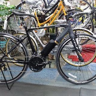 新車ヤマハ電動自転車　ＹＰＪ－Ｒ　ブラックグレー　Ｍサイズ