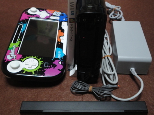 Wii u 本体 プレミアムセット 32GB ブラック スプラトゥーン付