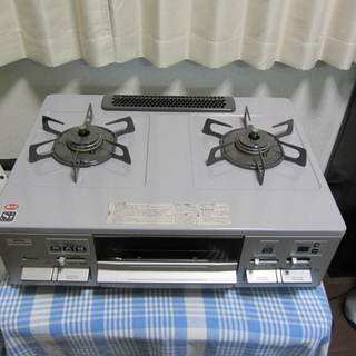 ノーリツガステーブル美品 水いらず両面焼きグリル でグリッてよ！