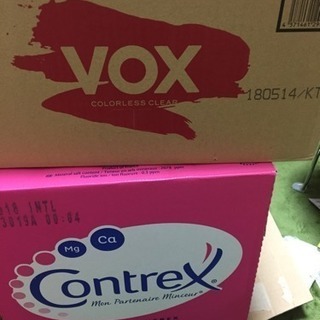 コントレックス1.5ℓ(24本)&vox炭酸水500ml(24本)