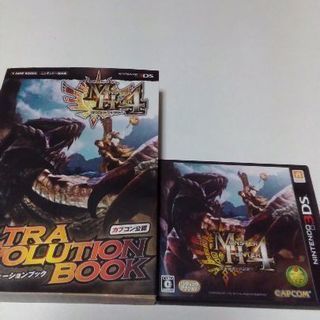 （お話し中）３ＤＳモンハン４ソフトと攻略本セット