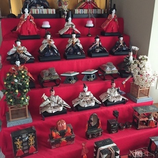 ひな祭り　吉徳大光 　真珠雛　7段飾り