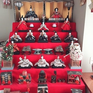 ひな祭り　吉徳大光 　真珠雛　7段飾り