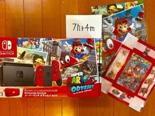 《新品未開封》［非売品限定特典付］ニンテンドースイッチ（Nintendo Switch）スーパーマリオ オデッセイセット