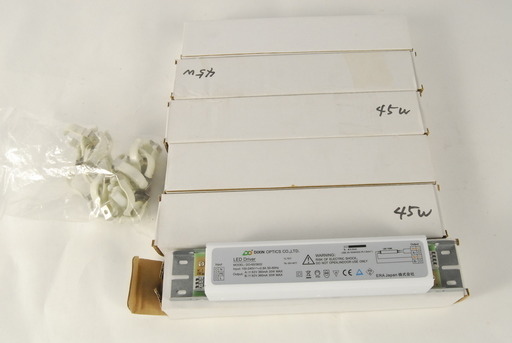 未使用 LED DRIVER 6個セット 消費電力30W 300W相当 80V 360mA PSE有 照明器具