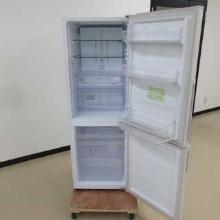 【終】 2015年製 SHARP シャープ 冷蔵庫 SJ-PD27A-C 271L 2ドア ロゼベージュ N