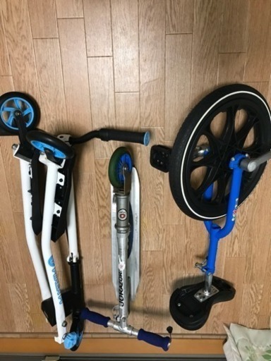 キックボード、一輪車、Ｙフリッカー