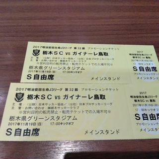 栃木SC：ホームゲーム：チケット：2017年11月19日(日)1...
