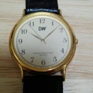 【終了】腕時計(３)DWのゴールドウォッチ