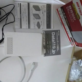 バッファロー外付けHDD 4TB HD-LC4.0U3-WHE USB3.0/2.0 対応 中古
