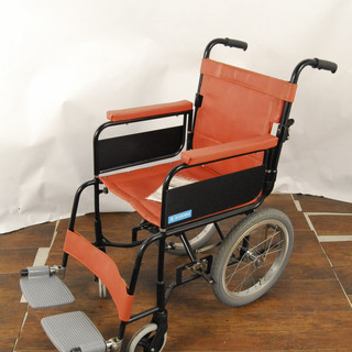 アルミ 介助用 折り畳み車椅子 SASAKI 3912