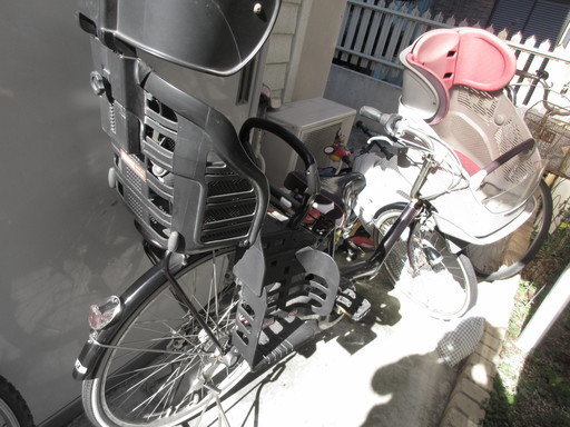 アンジェリーノPOSH　電動自転車　3人乗り　パープル ジャンク