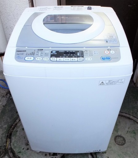 ☆\t東芝 TOSHIBA AW-80DG 8.0kg 全自動電気洗濯機◆循環メガシャワーと強力水流で驚きの白さ！