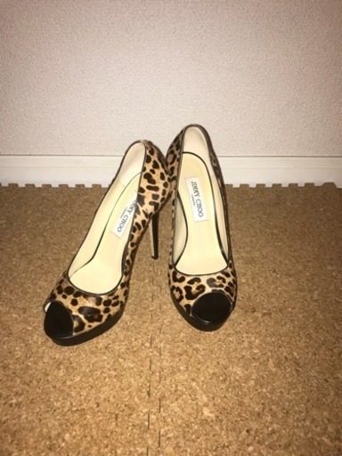 JIMMYCHOO レオパードサンダル