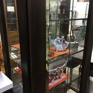 角元産業 メープル　キュリオケース 照明付き 飾り棚 角元産業 メープル キュリオケース 照明付き 飾り棚