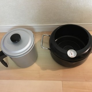 ニトリ天ぷら鍋オイルポット