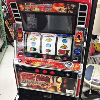 中古　スロット　鉄拳　コイン不要機　山佐　4号機