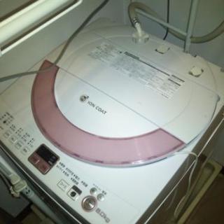 （中古）2013年製SHARP洗濯機6.0kg