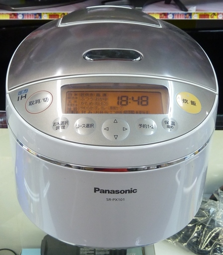 【ハンズクラフト博多店】Panasonic パナソニック 1.0L 0.5～5.5合 圧力IHジャー炊飯器 SR-PX101 2012年製 3ヶ月保証