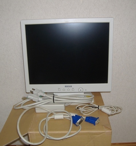 中古モニター15インチｉｏ ｄａｔａｌｃｄ ａ１５ｃｅノートｐｃのサブモニターにどうぞ おしま商会 岡山の周辺機器の中古 あげます 譲ります ジモティーで不用品の処分