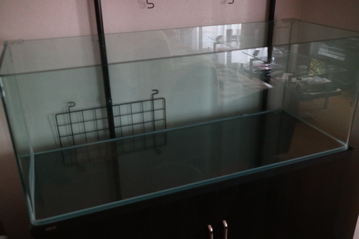 １２０㎝水槽（ガラス製）とGEX水槽台