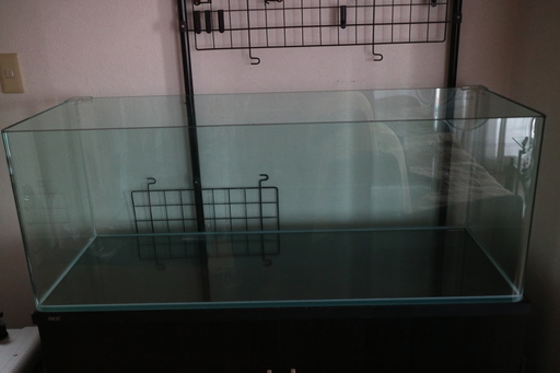 １２０㎝水槽（ガラス製）とGEX水槽台