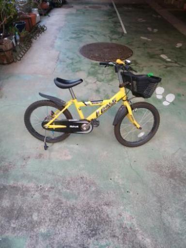子供用自転車 18インチ イエロー