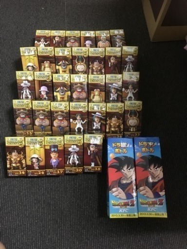ワンピースフィギュアとドラゴンボールセット