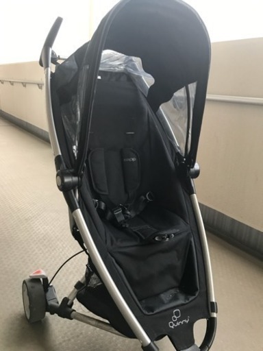 【値下げ】クイニーザップ 三輪ベビーカー 黒