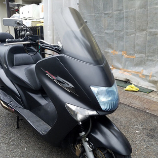 7ixwm バイク屋 マジェスティ125FI オールペン・マットブラック 整備 