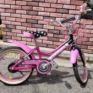 子供用自転車16インチ　ヘルメット、補助輪、カゴ、泥除け付き