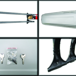 商談中★INNO★RV-INNO ルーフキャリア BOX セット 鍵完備 比較的美品 札幌市内配送無料