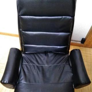 黒革座椅子