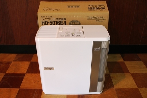 ダイニチ ハイブリッド式加湿器 KuaL ホワイト HD-5016E4-W 2016年製